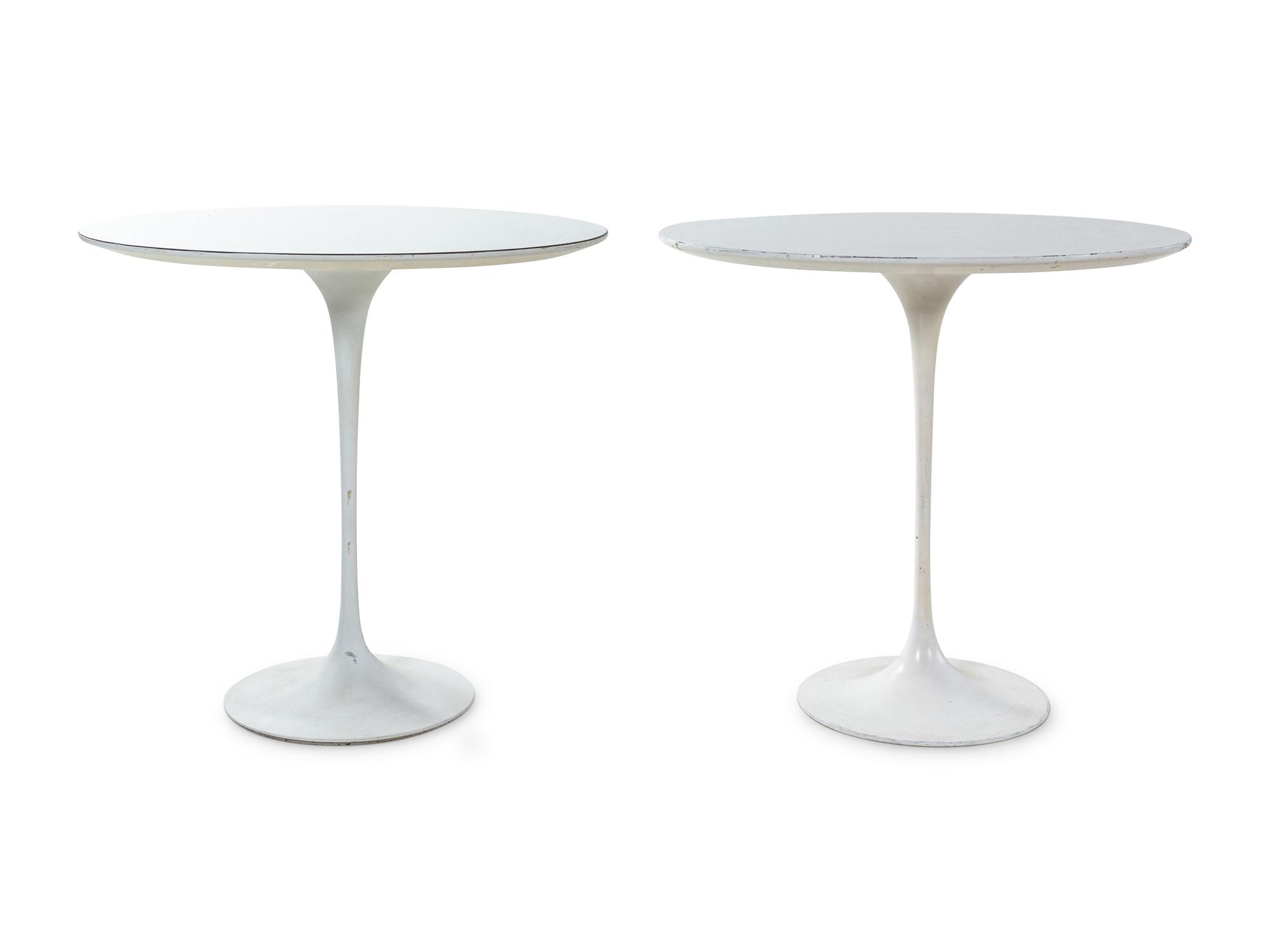 Pair Tulip Tables, Knoll Associates, USA