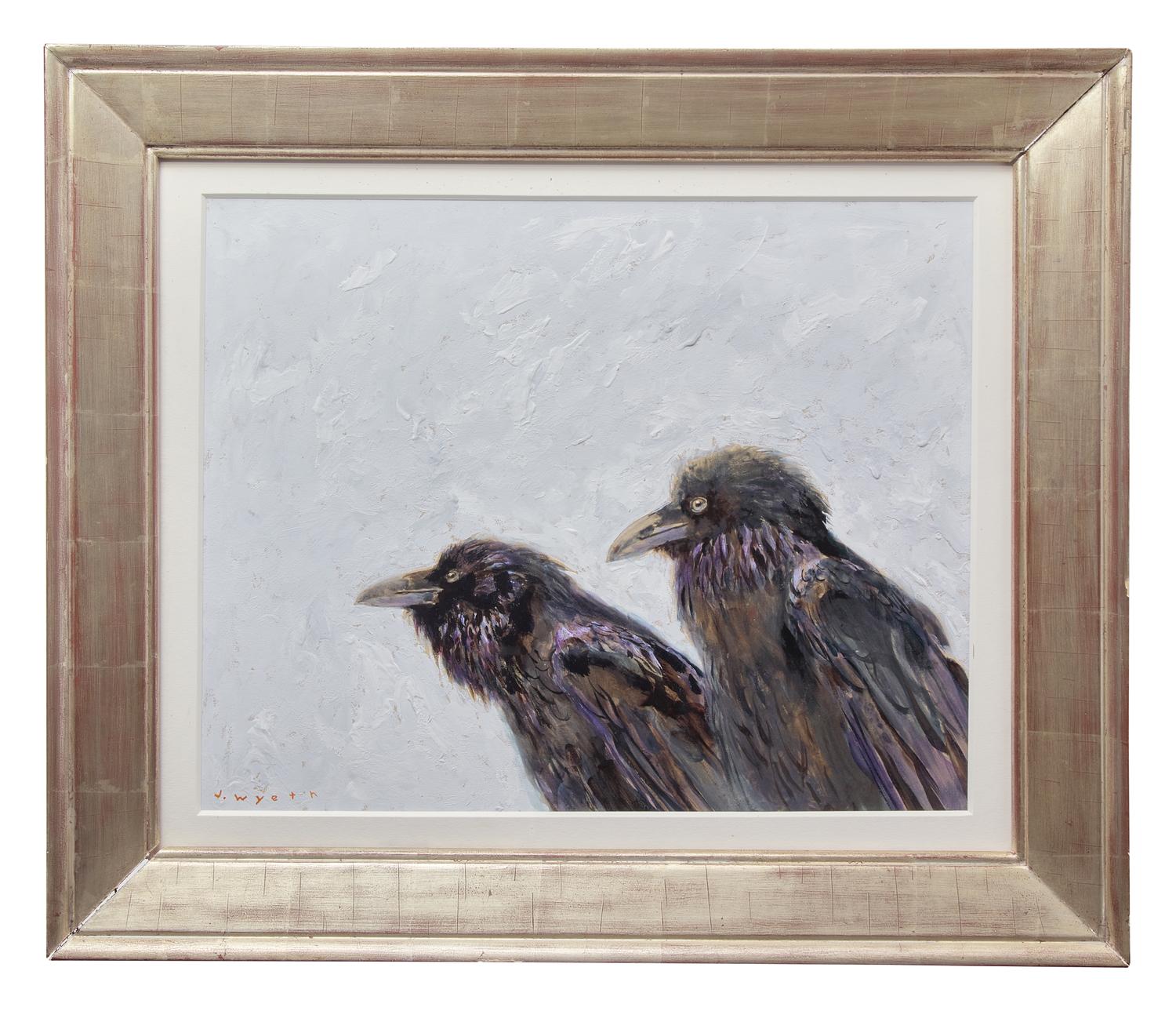 Jamie Wyeth (American, b. 1946) — Raven Pair - Portrait , 1998