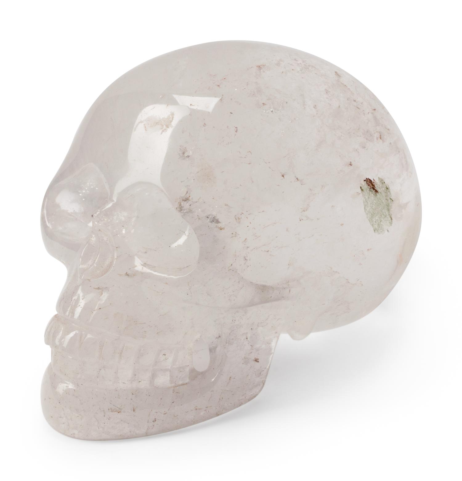A Carved Rock Crystal Skull
