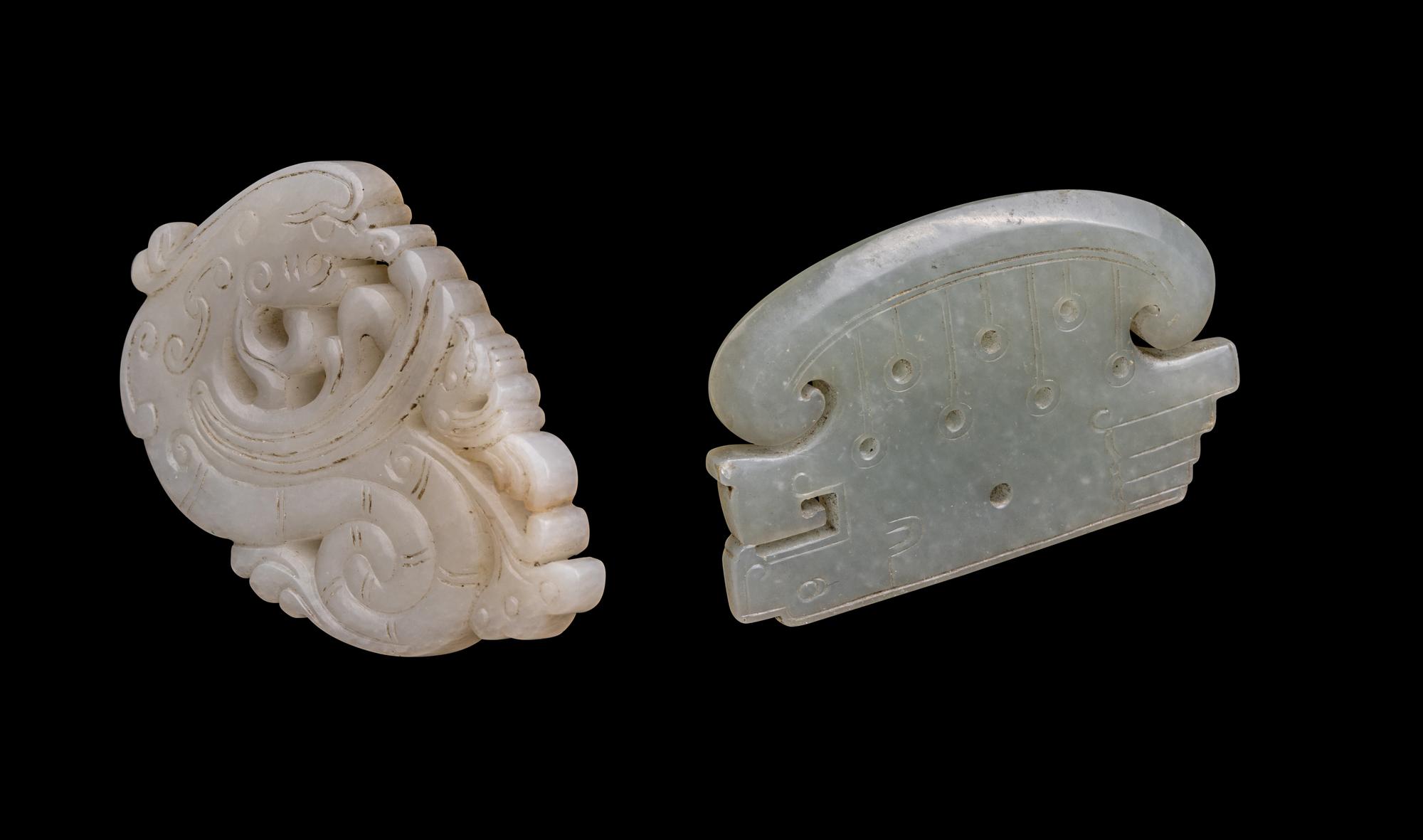 Two Chinese Jade Pendants