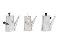 Two Victorian Silver Bachelor's Coffee Pots