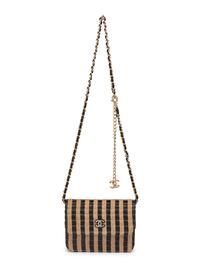 CHANEL RAFFIA MINI BELT BAG