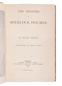 DOYLE, Arthur Conan (1859-1930). The Adventures of Sherlock Holmes . London: George Newnes, 1892.