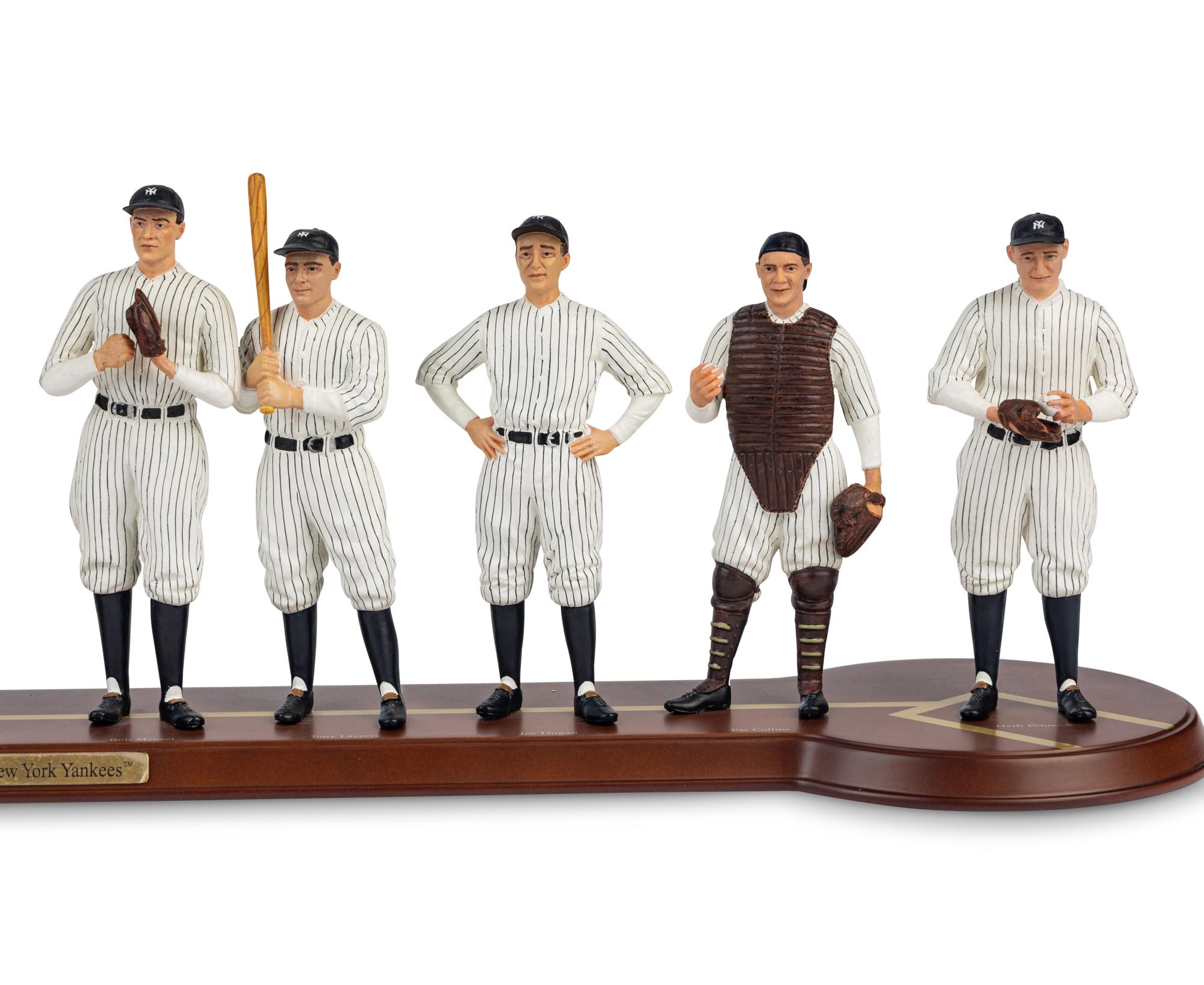 A 1927 New York Yankees Danbury Mint Figure Display