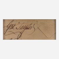 [Declaration of Independence] [Pennsylvania] Taylor, George Cut Signature