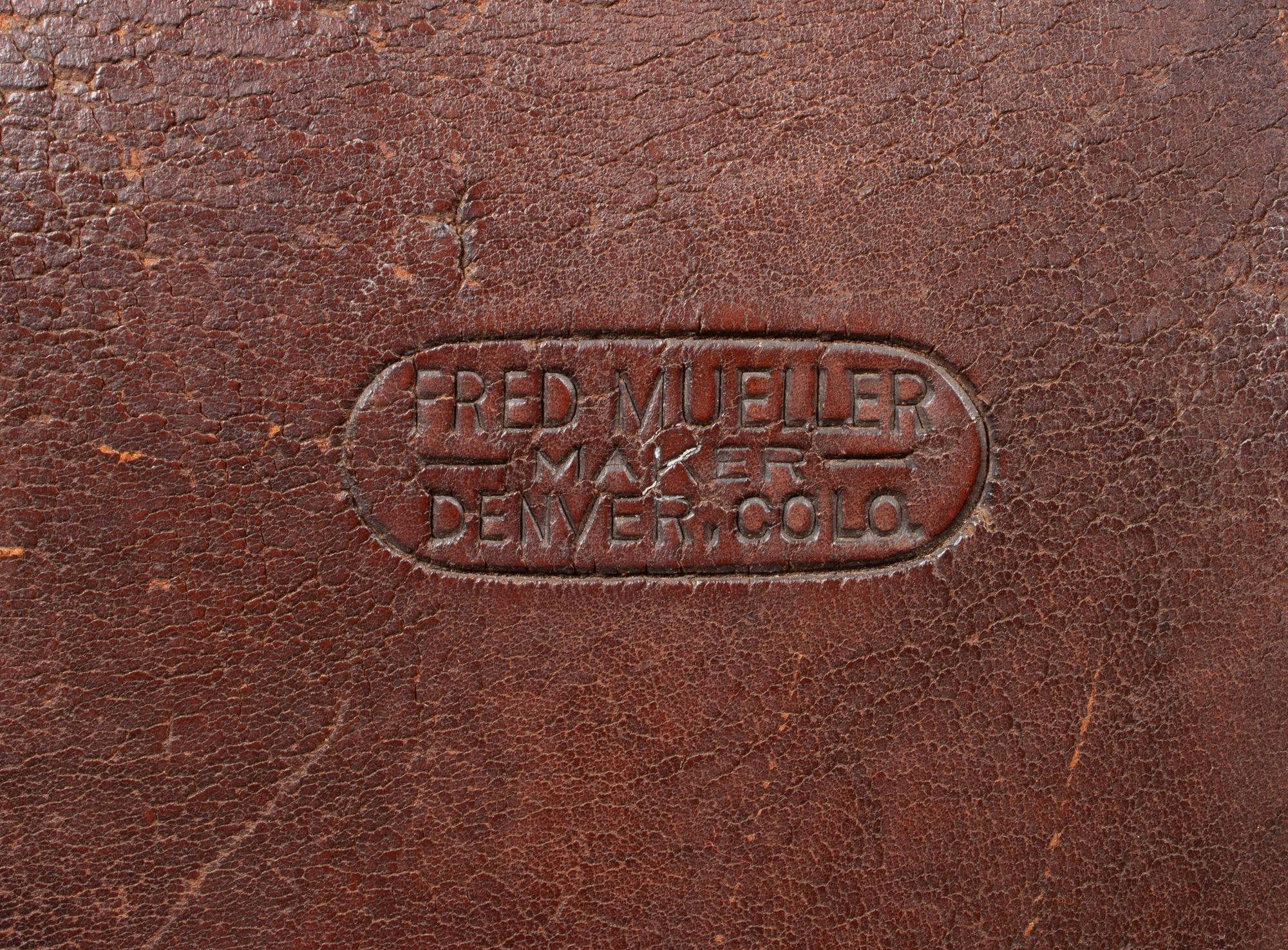 Vintage Western Saddle by Fred Mueller, Denver, Colorado