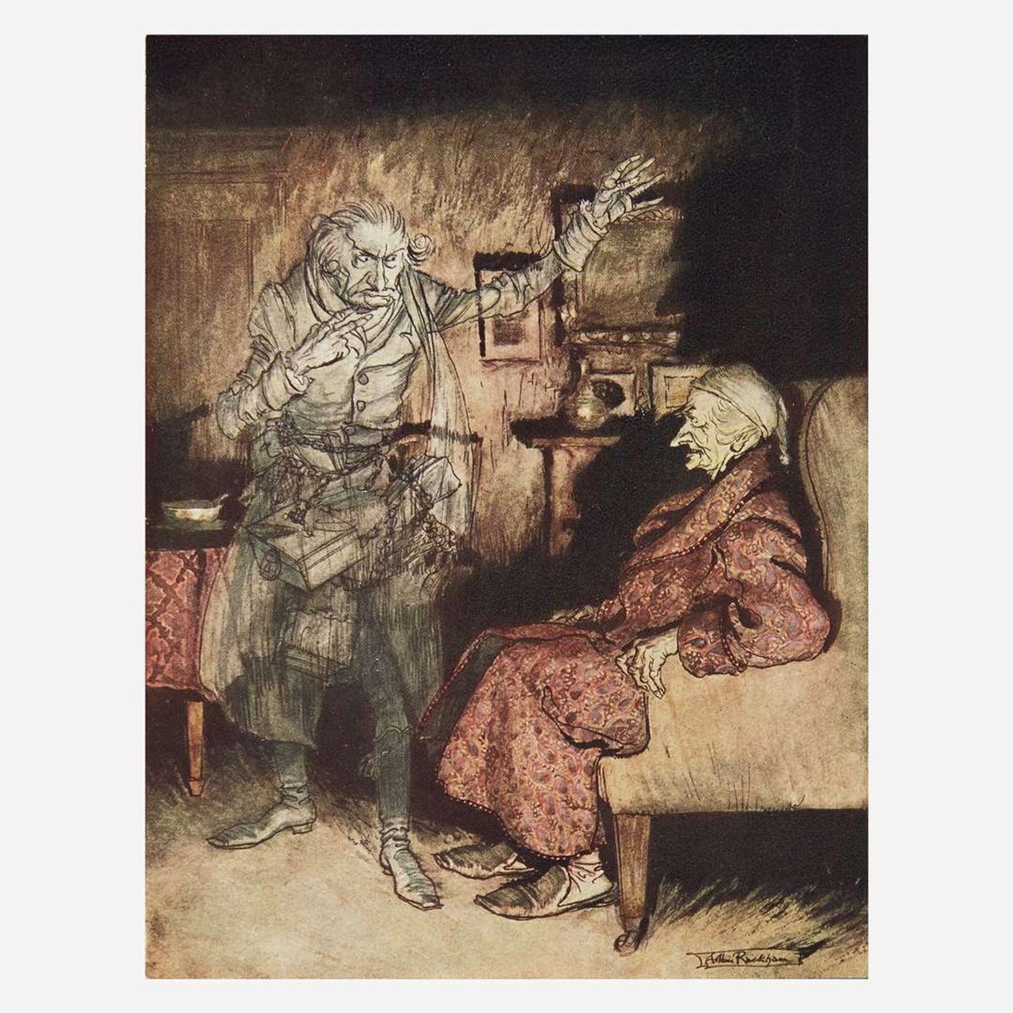 [Children's & Illustrated] [Rackham, Arthur] Dickens, Charles A Christmas Carol