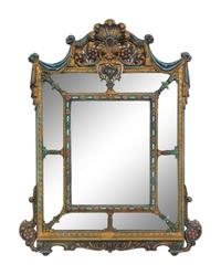 A Venetian Style Painted Mirror