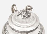 A group of three Federal or Classical coin silver sugar bowls, Nicholas James Bogert (1776-1843), Eoff & Connor (active 1833-1834), New York, NY, and maker "IAE," first quarter 19th century