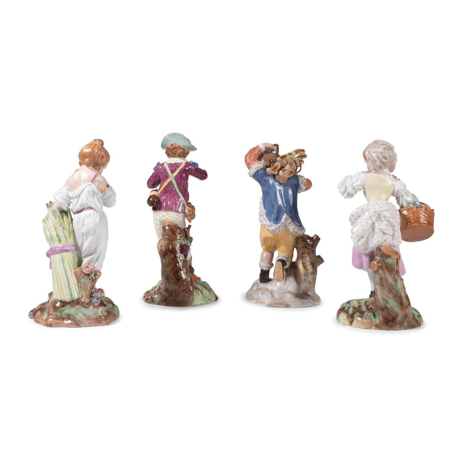 Four Royal Copenhagen Porcelain Figures Allegorical of Seasons