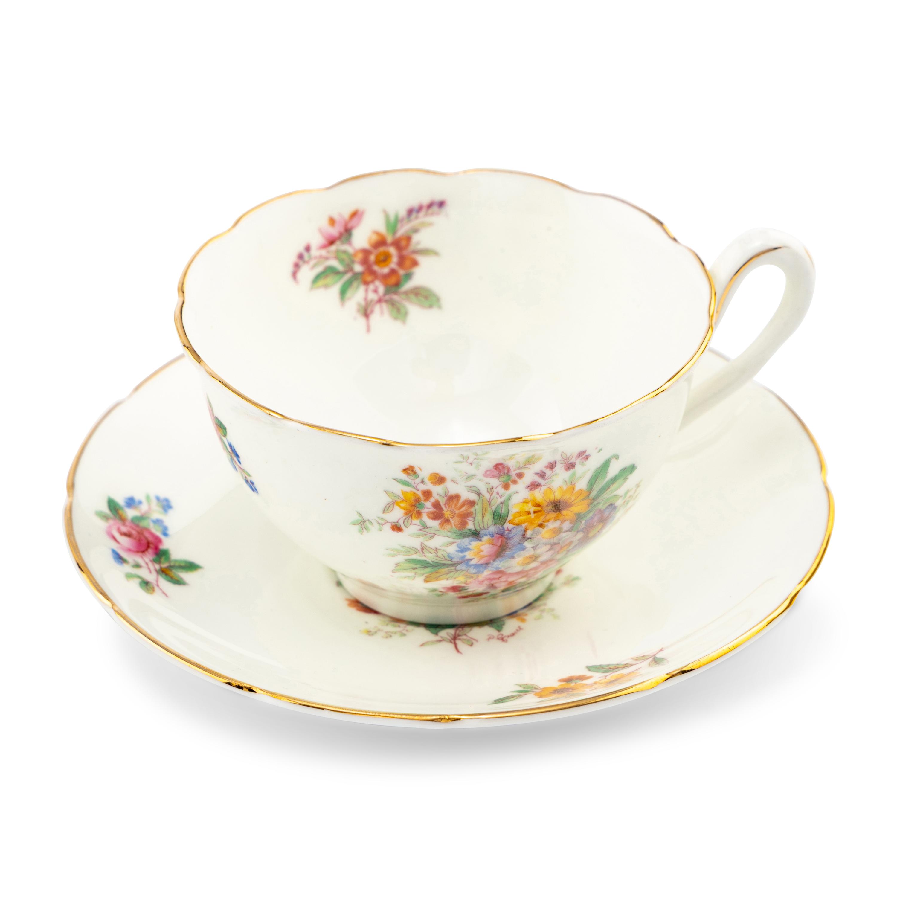 A Coalport Tea Service for Eight