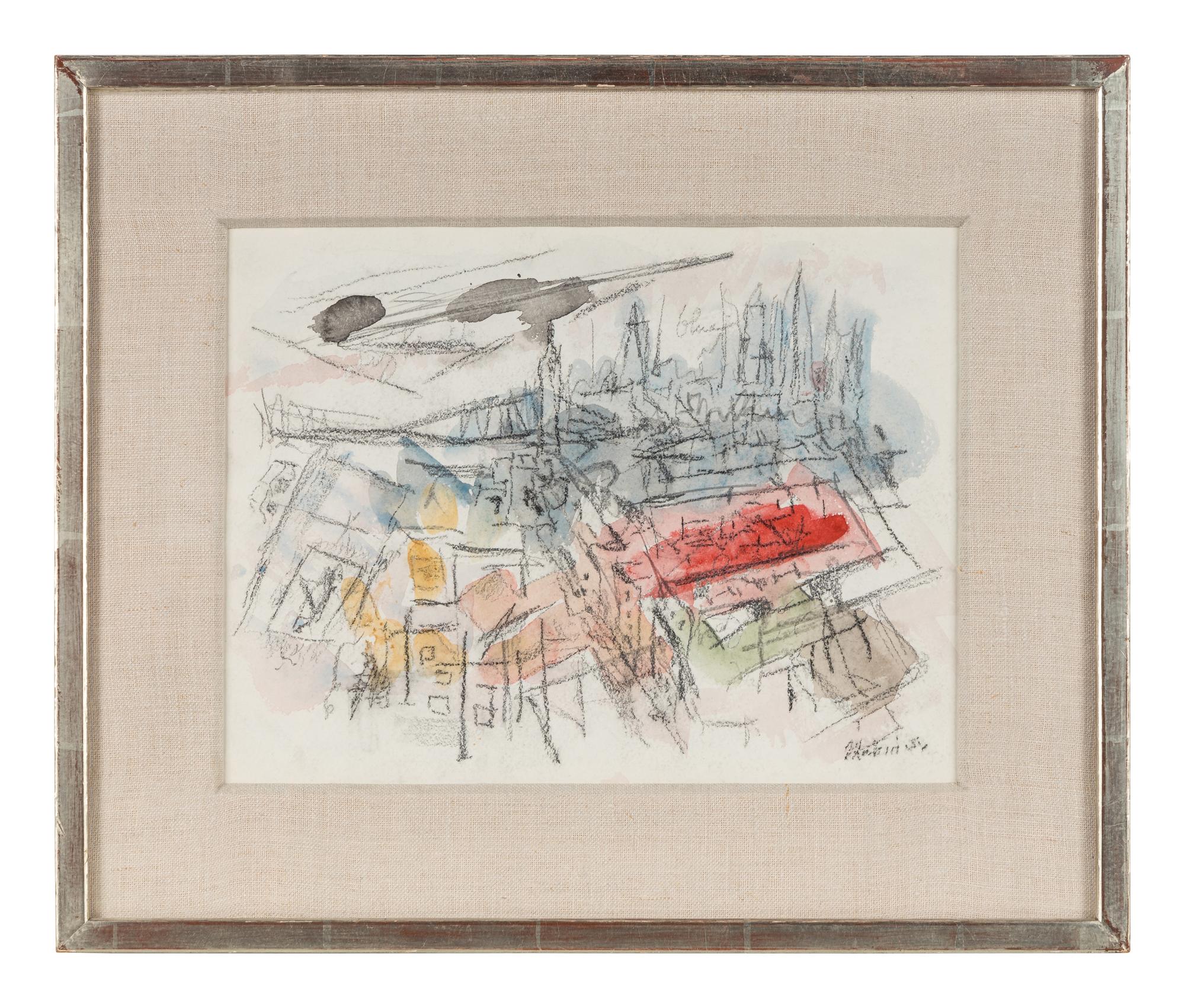 From New York Hospital (a double sided work), 1951