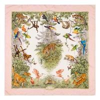 Hermès, Four Printed Silk Scarves