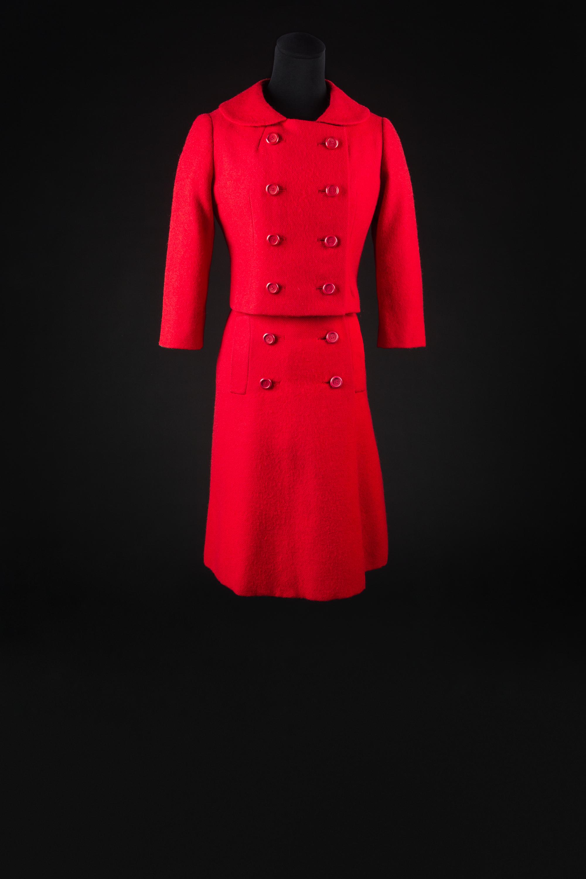Christian Dior Haute Couture Ensemble, Autumn/Winter 1957 — Worn by Dame Olivia de Havilland.