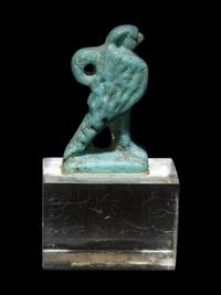 An Egyptian Faience Falcon
