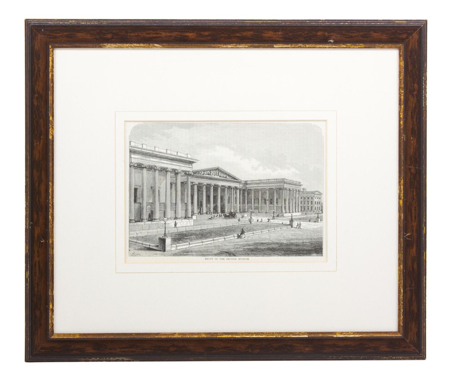 A Group of Ten Black and White Prints Sight size 6 x 8 1/2 inches — 19TH CENTURY