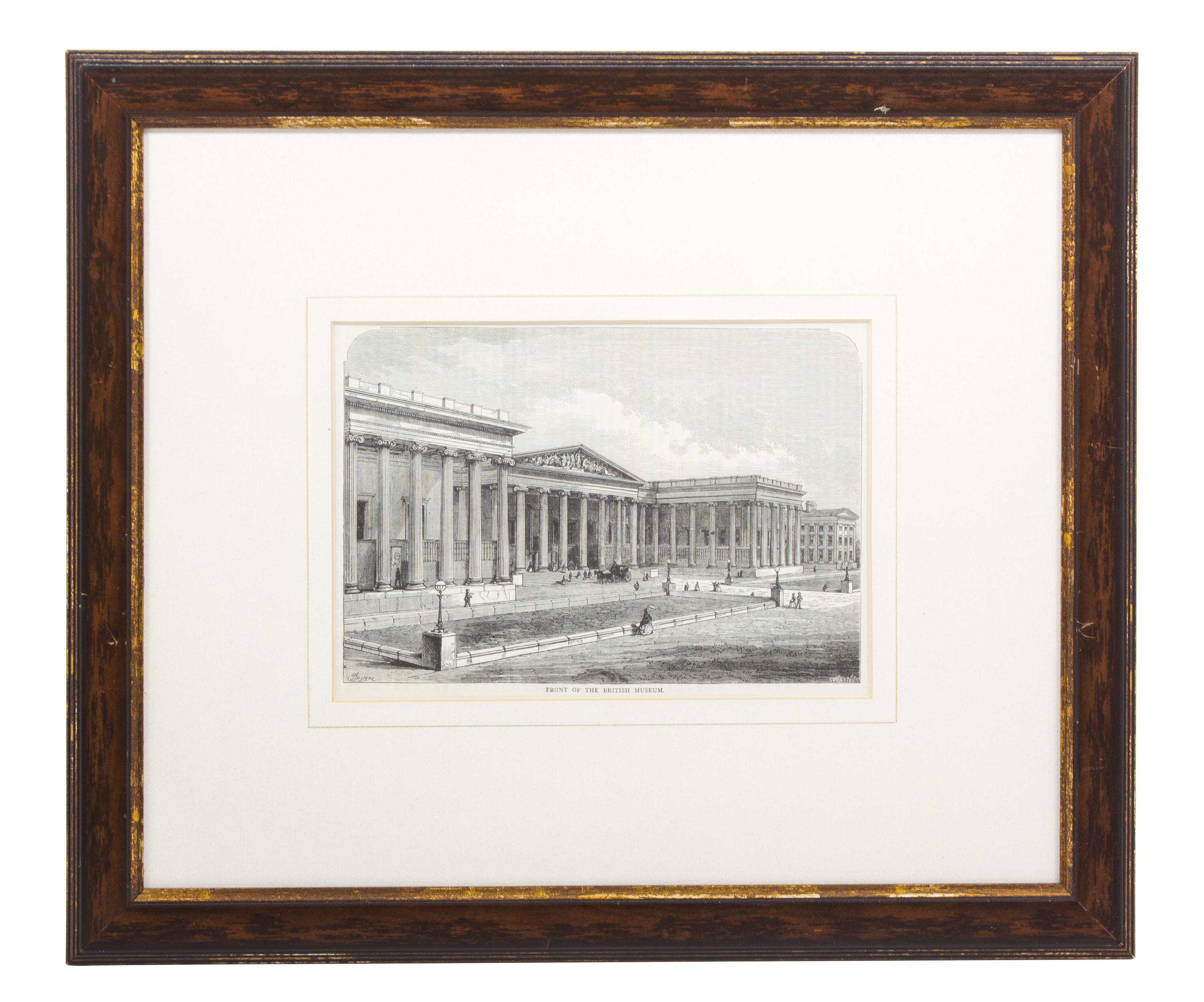 A Group of Ten Black and White Prints Sight size 6 x 8 1/2 inches — 19TH CENTURY