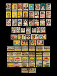 A Group of Over 60 Assorted 1950s-60s Baseball Cards Including Multiple Hall of Famers and Notables,