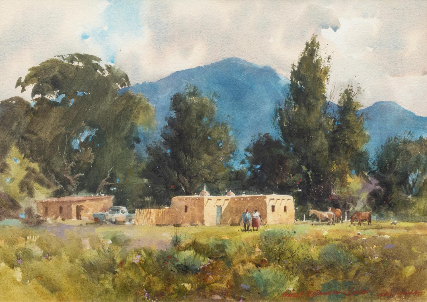 Adobe Ranch, Taos, Study