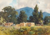 Adobe Ranch, Taos, Study