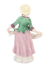 A Meissen Porcelain Figure of a Maiden
