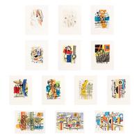 13 plates from La Ville , 1959