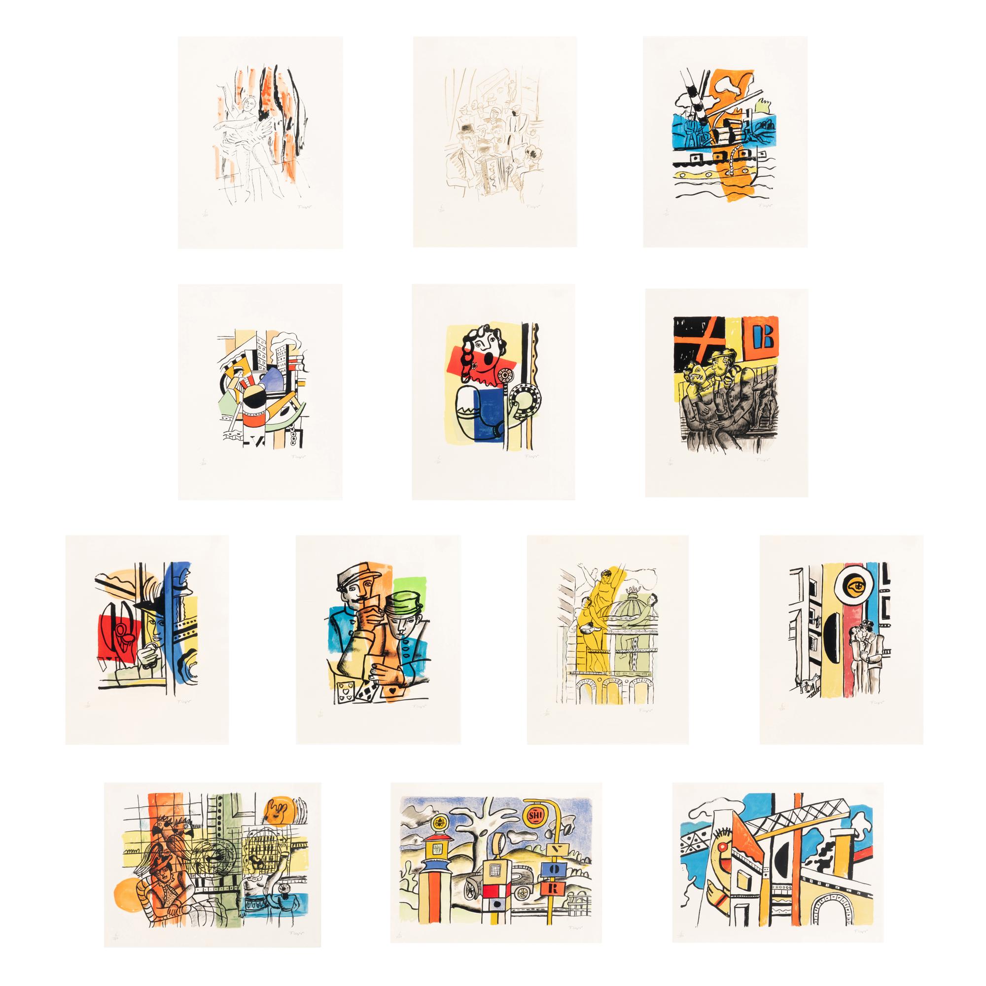 13 plates from La Ville , 1959