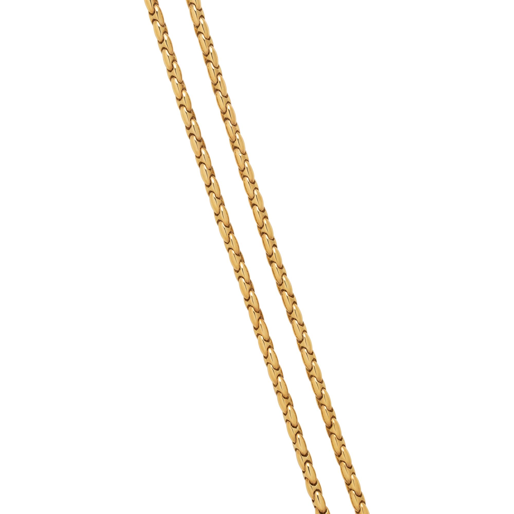 CHIMENTO, YELLOW GOLD NECKLACE