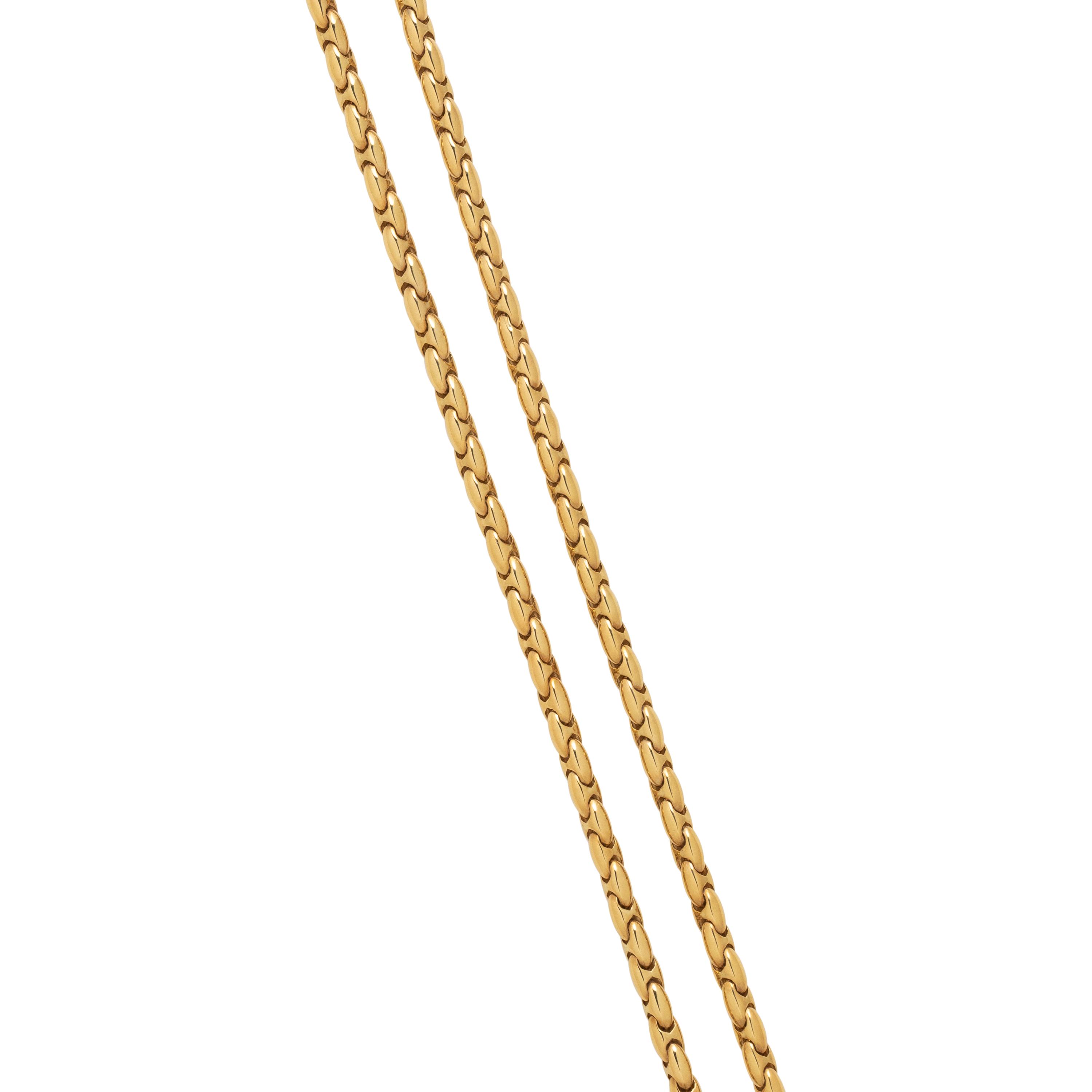 CHIMENTO, YELLOW GOLD NECKLACE