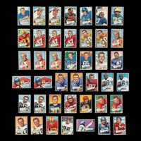 A Collection of 1952 Bowman Large and Small Football Cards Including Multiple Hall of Famers (145)