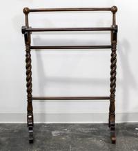 An American Classical Mahogany Blanket Stand Height 41 inches. — 19TH CENTURY