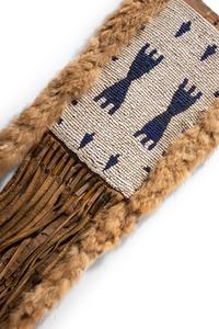 Blackfeet Beaded Mirror Bag