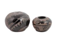 Miniature Sgraffito Jars