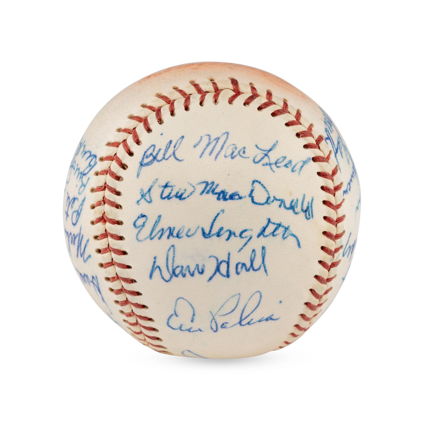 A 1962 Seattle Rainers Team Signed Autograph Baseball