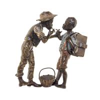 An Austrian Cold Painted Bronze Figural Group Height 4 1/2 inches. — FRANZ BERGMAN, 20TH CENTURY