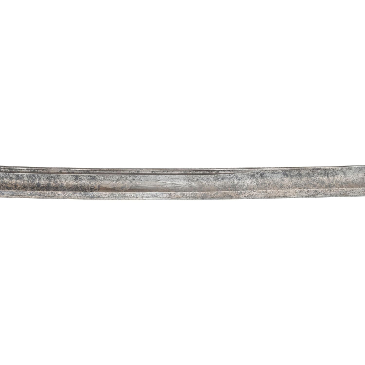French Hilted Non-Regulation Imported Officers Sword Presented to Major James Plimpton - 3rd NH Volunteers, KIA at Deep Bottom Run with CDV
