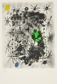 Joan Miró (Spanish, 1893–1983) — One plate from Constellations , 1959
