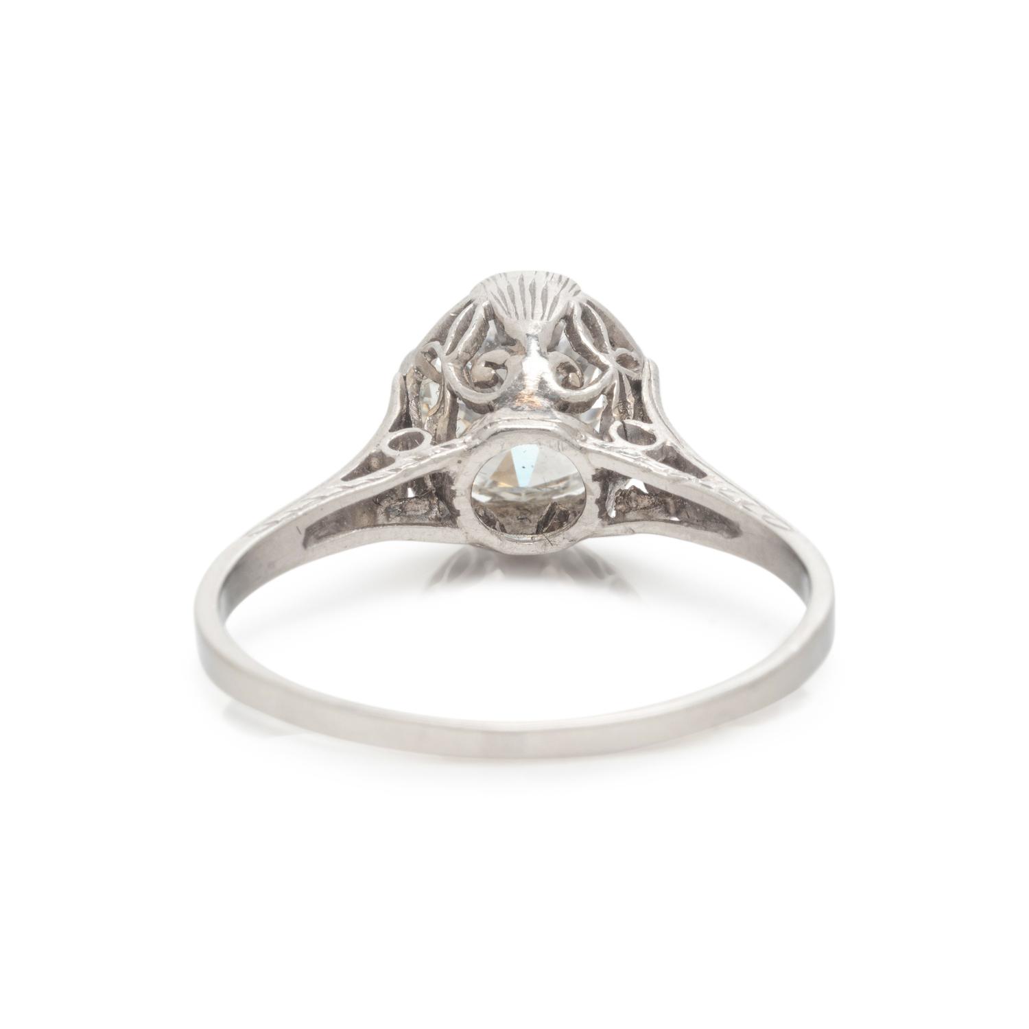 ART DECO, DIAMOND RING