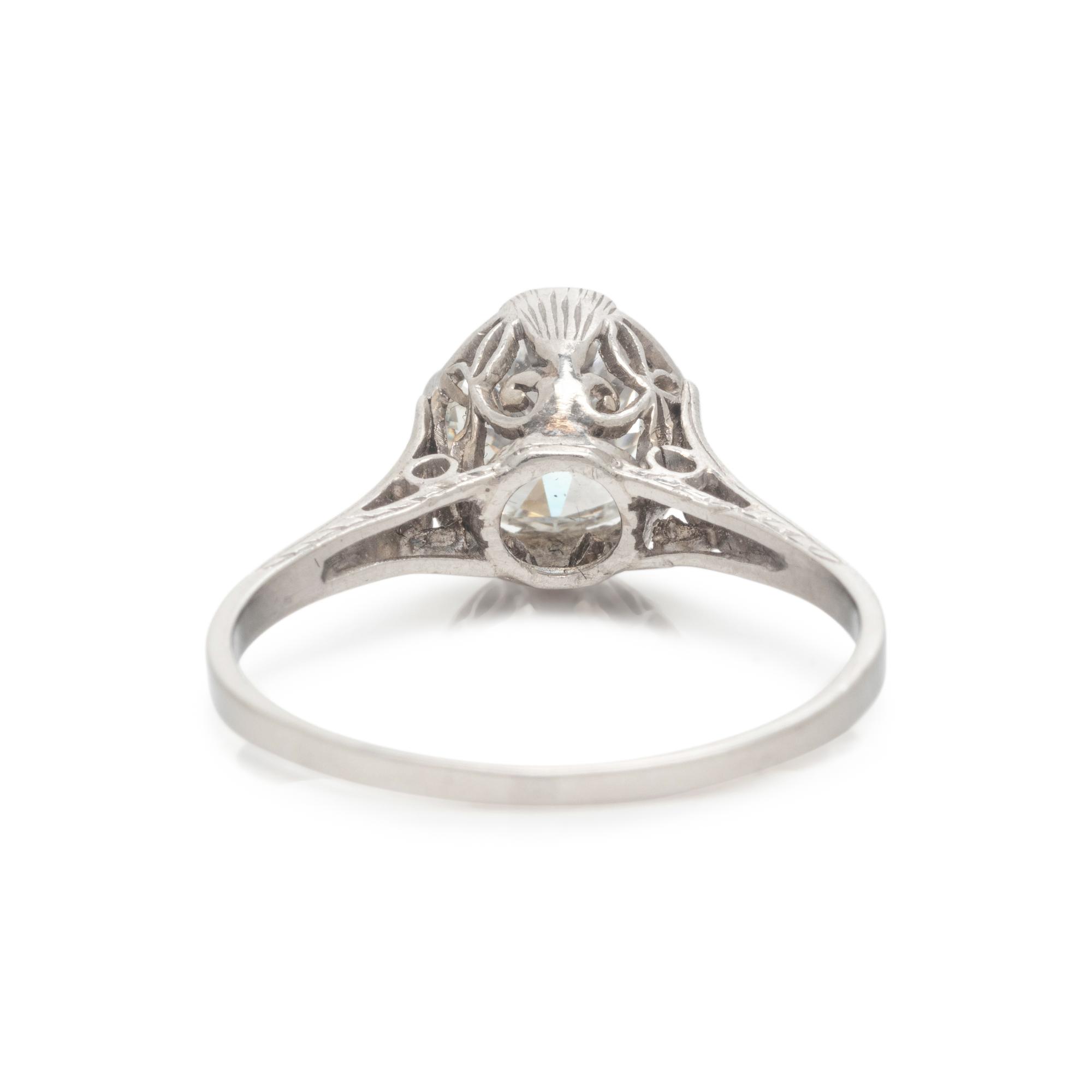 ART DECO, DIAMOND RING