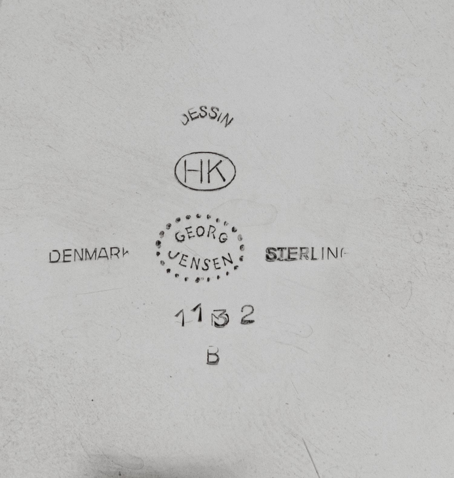A Danish Silver Dish