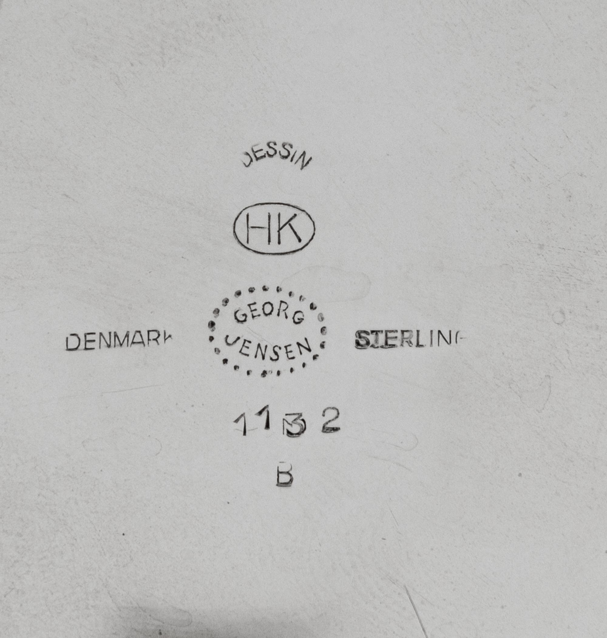 A Danish Silver Dish