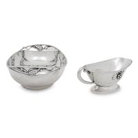 Two Mexican Silver Table Articles