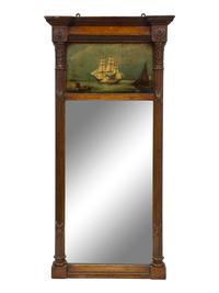 A Regency Carved Mahogany Mirror