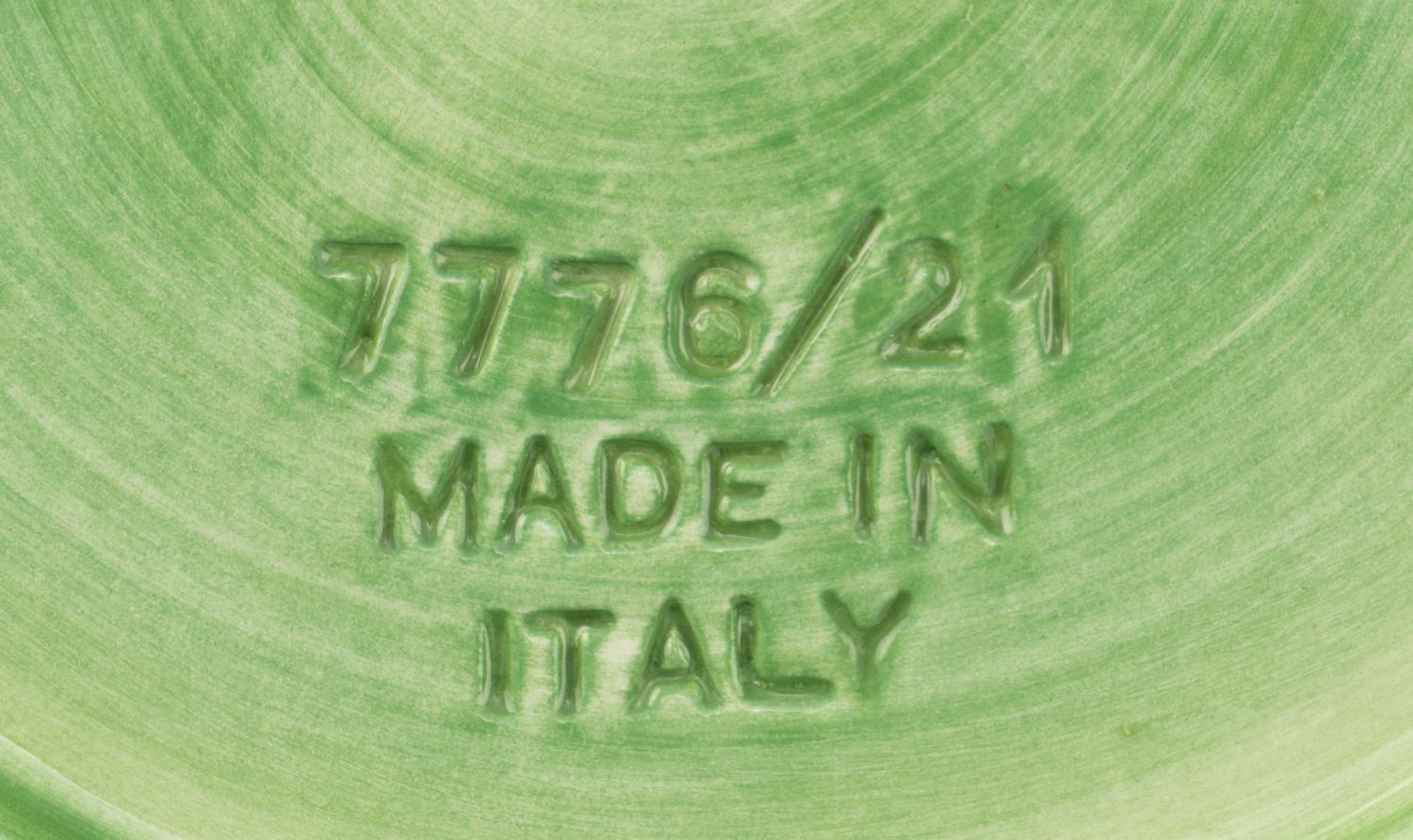 A Set of Italian Earthenware Table Articles