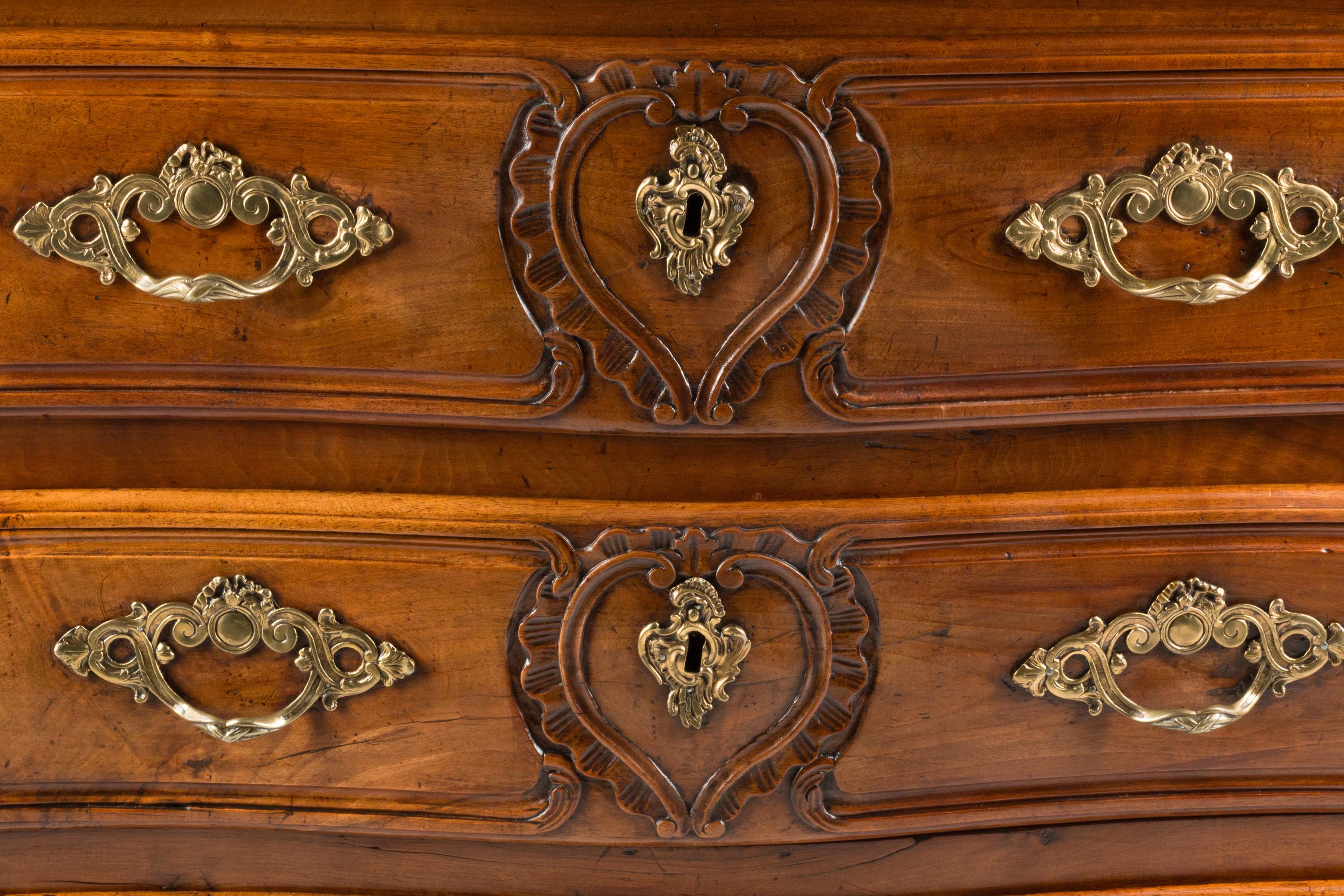 A French Provincial Walnut Commode