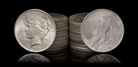 A Group of Twenty United States 1923 Peace Silver Dollar Coins