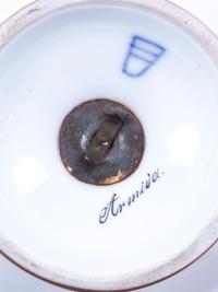 A Vienna Painted and Parcel Gilt Porcelain Tazza