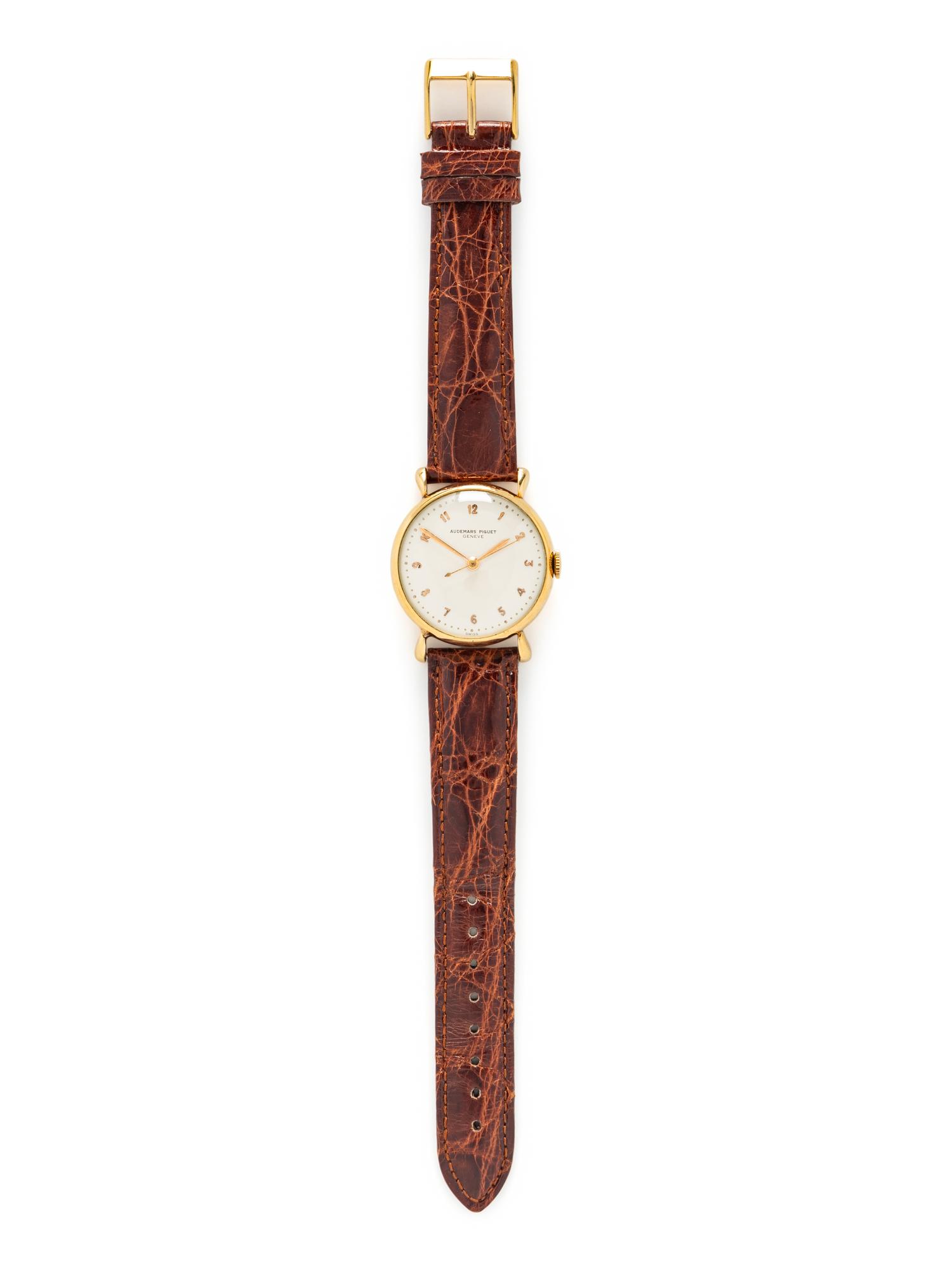 AUDEMARS PIGUET, 18K YELLOW GOLD WATCH
