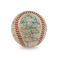 A 1951 Washington Senators Team Signed Autograph Baseball (Beckett Authentication Services)