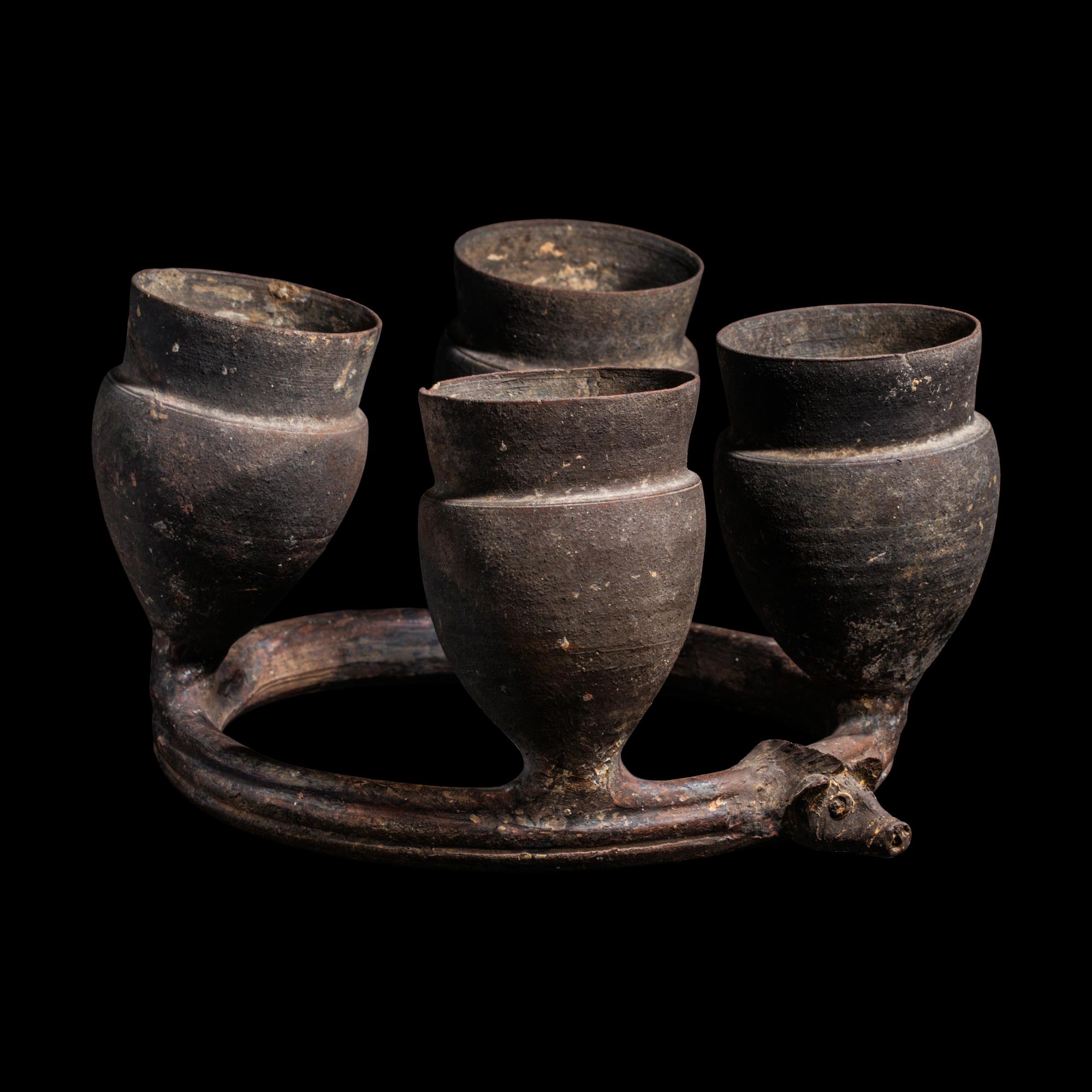 A Minoan or Mycenaean Terracotta Kernos